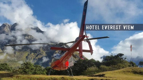 Luxury Everest Helicopter Tour with Overnight at Hotel Everest View